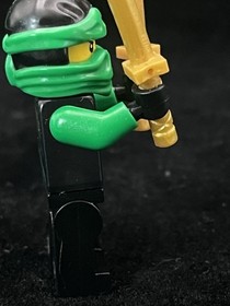 Lego Lloyd Minifigure Ninjago Skybound njo209 70601 Golden Weapon Ninja Green