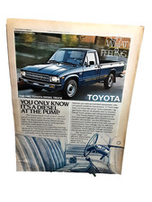 1982 Toyota Diesel Truck Vintage Ad Pickup Diesel Print