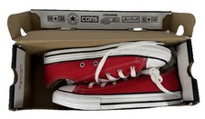 NEW Pre-School Kids CONVERSE ALL STAR OX PS RED 3J236 , SZ 10.5C - 3.0Y