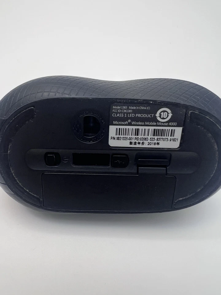 Microsoft Wireless Mobile Mouse 4000 Black (with Out )USB Receiver - Image 3 of 4