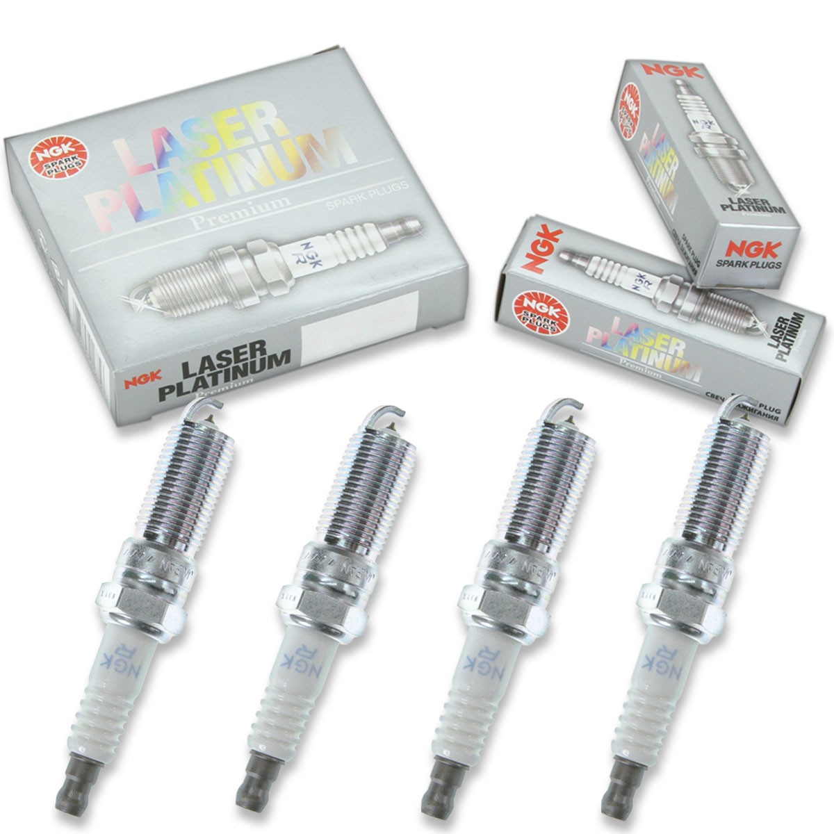 4 pcs NGK Laser Platinum Spark Plugs for 2006-2015 Mazda MX-5 Miata 2.0L L4 rg