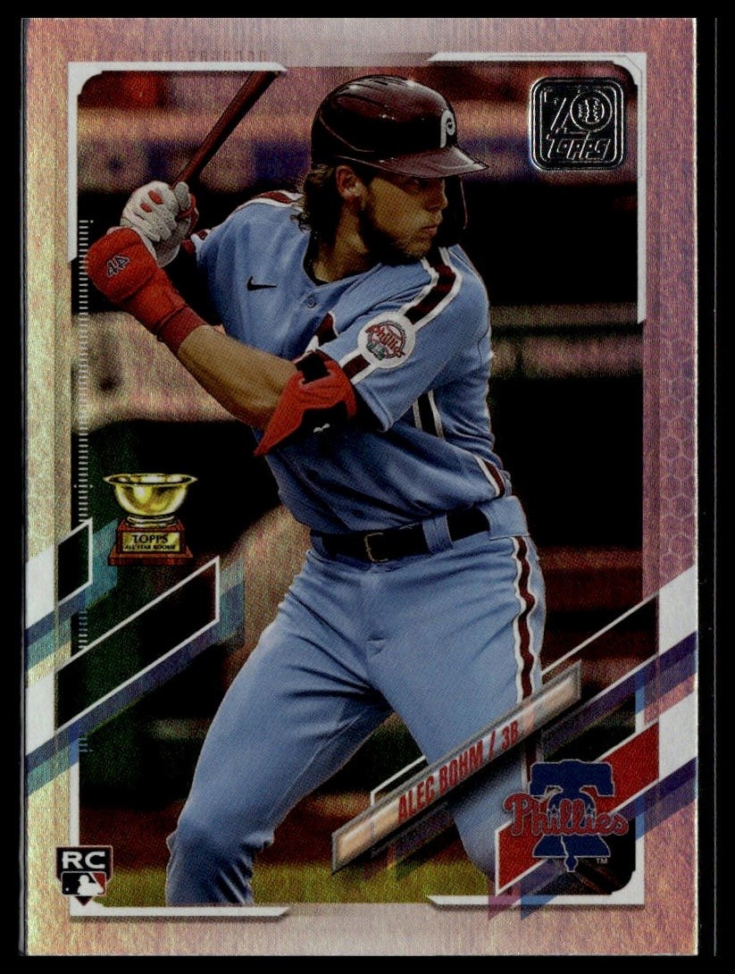 2021 Topps #277 Alec Bohm Rainbow Foil RC