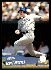 Scott Brosius 2000 Stadium Club #59 Yankees MLB READ FREE SHIPPING AutographDen
