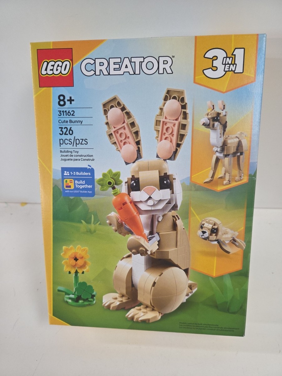 LEGO Creator 3 in 1 New Cute Bunny Toy, Ages 8+, 31162 | eBay