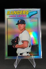 2026 Topps Heritage - Jack Leiter #304 Chrome Refractor Texas Rangers 