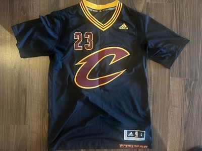 Cleveland Cavaliers LeBron James #23 Swingman Sleeve Black Adidas
