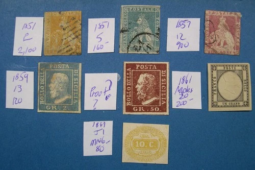 ITALIAN STATES Sicily, Tuscany, Naples Collection CV $3,560+  RC1