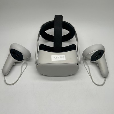 Oculus Meta Quest 2 64GB VR Headset + 2 Controllers Tested Working Bundle
