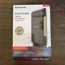 NETGEAR Nighthawk CM1200-100NAS DOCSIS 3.1 Cable Modem