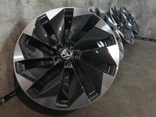 4x Original Skoda Elroq 85 x RS Sport Betria SCHWARZ Alufelgen Satz 21 Zoll NEU