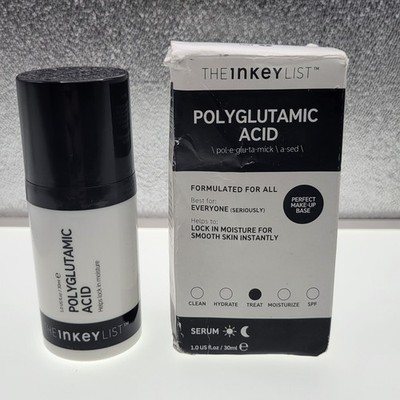 The INKEY List Polyglutamic Acid Serum FULL SIZE (1 oz) Brand NEW in Damaged Box