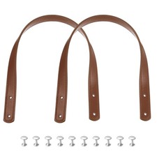 2pcs 18 Leather Purses Straps Handbag Belt Band Bag Handle Brown