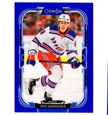 2025-26 O-Pee-Chee Blue Urho Vaakanainen New York Rangers #488