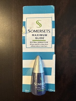 Somersets Maximum Glide Extra Sensitive English Shaving Oil 15 ml / .5 oz