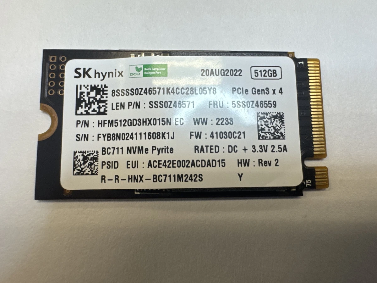 Lenovo 512 GB Solid State Drives for sale | eBay