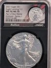 Eagle Landing T-2 Bullion Plus, 2021 Eagle And 1/10 Graded Eagle! Both MS70 NGC