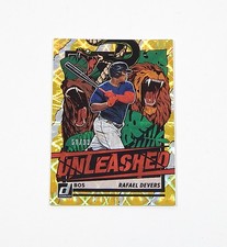 2021 Panini Donruss Unleashed Gold Rafael Devers #UNL25 #'d /99 Red Sox