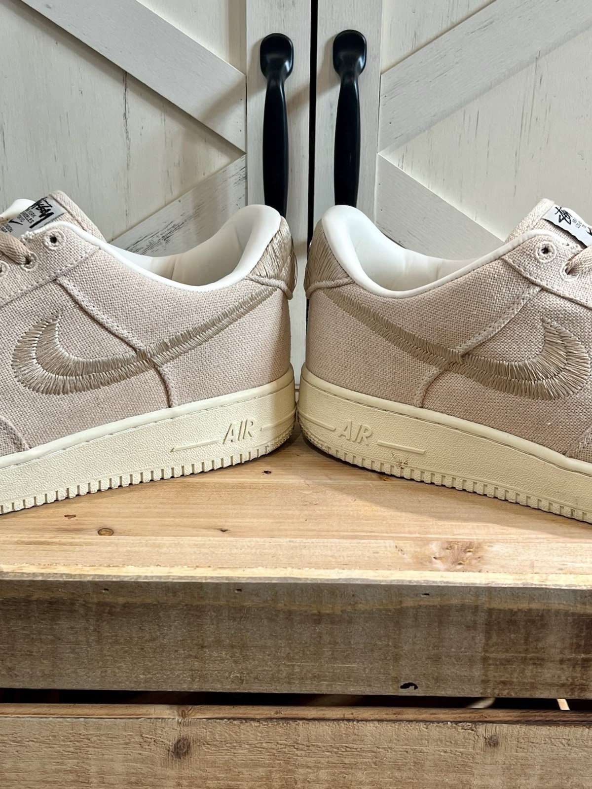 Nike Air Force 1 Low x Stussy" Fossil Stone”- Size 11 - CZ9084-200 - 2020 thumbnail 10
