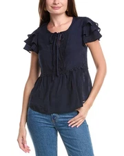 Nanette Nanette Lepore Blouse Women's Blue M
