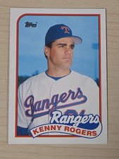 1989 Topps Traded Kenny Rogers XRC Rookie Card #104T Texas Rangers NM. rookie card picture