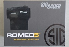 SIG SAUER Romeo5 Compact Red Dot Sight 2 MOA Red Dot Illuminated Reticle