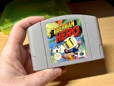 ebay® Auktion 287528131229 | BOMBERMAN HERO N64 1998 HUDSON SOFT CART ONLY NUS-NBDP-EUR TESTED IGN 6/10 Thumbnail of ebay® auction 287528131229 | BOMBERMAN HERO N64 1998 HUDSON SOFT CART ONLY NUS-NBDP-EUR TESTED IGN 6/10