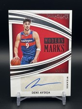 2021-22 Immaculate Modern Marks DENI AVDIJA Auto /99 #MM-DAV Wizards