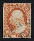 CKStamps: US Stamps Collection Scott#10A 3c Washington Used