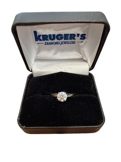 1.21 Carat Diamond 14k White Gold Engagement Ring