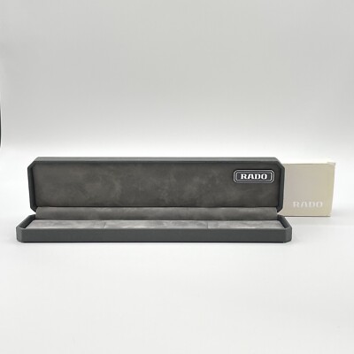 RADO vintage GRAY Watch Box Presentation display Storage Case
