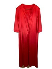 VINTAGE J C PENNEY RED MEDIUM Peignoir Set