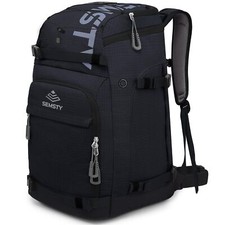 Ski Boot Bag, 55L Waterproof Ski and Snowboard Boots Travel Backpack for Skis...