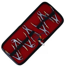 Set of 7 Premium Stainless Steel Dental  Extraction Forceps