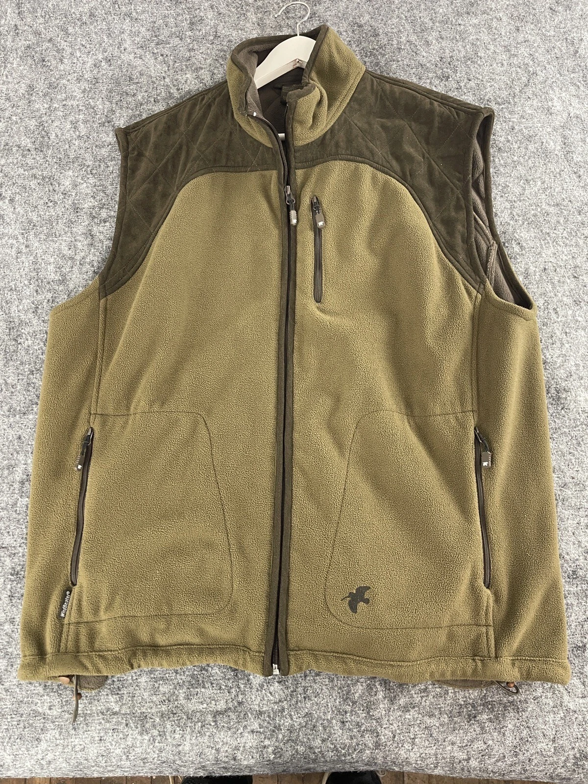 Seeland Vest Mens 2XL Green Jacket Sleeveless Windbreaker Fleece Pockets N308