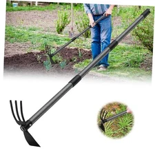 Hoe and Cultivator - 45” Long Handle - Heavy Duty Garden Hoe Tiller, 45"