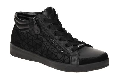 ara ROM Damenschuhe - bequeme Schnür- Halbschuhe schwarz Freizeit NEU