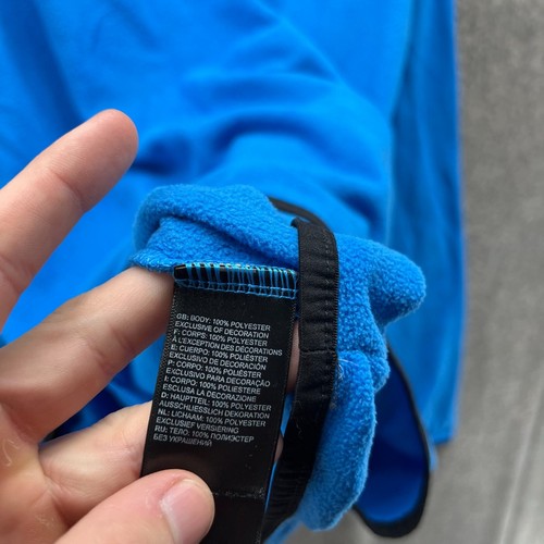 The North Face Pullover Herren XXL Blau 1/4 Druckknopf TKA Gletscherpullover Fleece - Bild 9 von 13