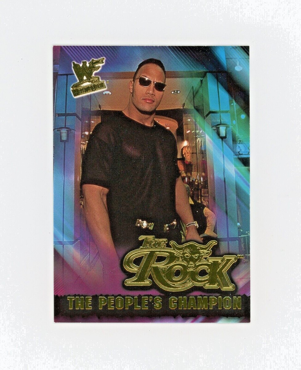 THE ROCK DWYANE JOHNSON 2001 Fleer The People's Champion WWE/WWF