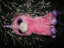 TY BEANIE BOOS "MAGIC" PINK PURPLE UNICORN WITH TAG 7" 2012