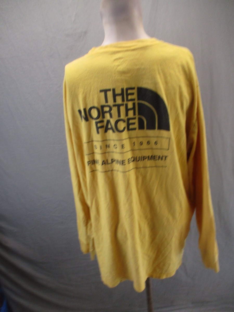 The North Face Size 2XL Mens 100% Cotton Crew Neck Long Sleeve
