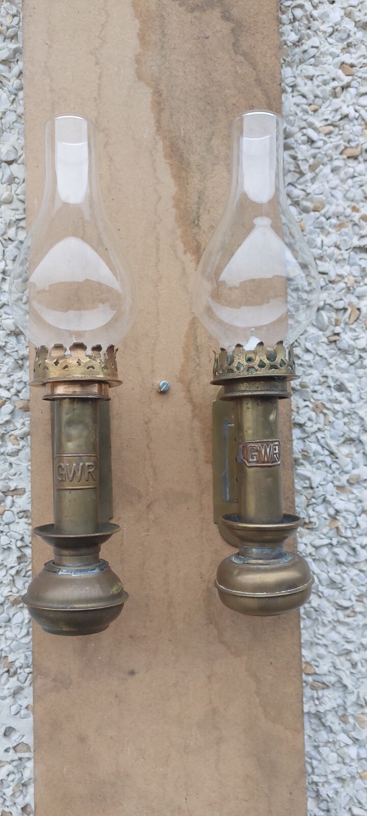 PAIR OF VINTAGE G.W.R. CANDLE WALL MOUNTED CARRIAGE LAMPS eBay