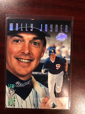 1996 LEAF STUDIO SILVER PRESS PROOF PARALLEL #61 WALLY JOYNER PADRES RARE 1/100