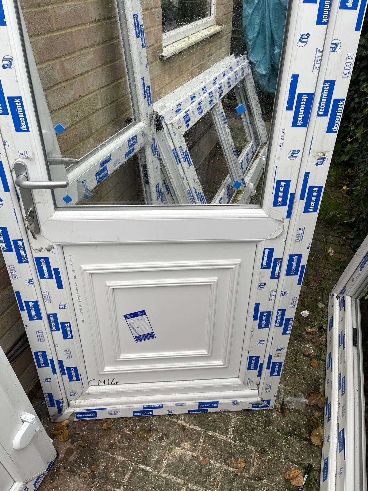 UPVC Back Door + Handles & Locks. BRAND NEW (890 X 2040) eBay