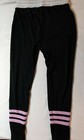 Material Girl Active Women Black Leggings Small Pink Love Elastic Waist  — photo 7