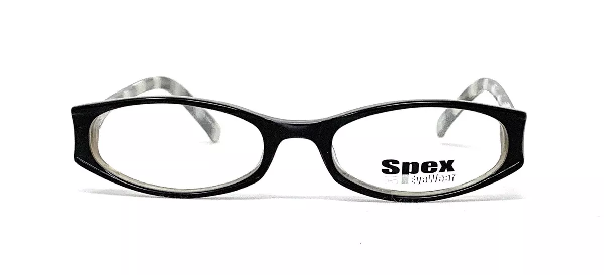 New Authentic Women s SPEX 211 Horn Brown Oval RXable Eyeglasses Frames 48mm