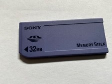 1pcs 32mb sony fullsize Non PRO memory stick Older Sony cameras,Voice Rec.