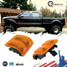 FOR FORD F250 F350 SUPERDUTY AMBER LENS SIDE MIRROR AMBER TURN SIGNAL LIGHTS KIT
