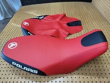 POLARIS PREDATOR 90 PREDATOR90 SEAT COVER 2003 TO 2007 (BLACK&RED) [P*-18]