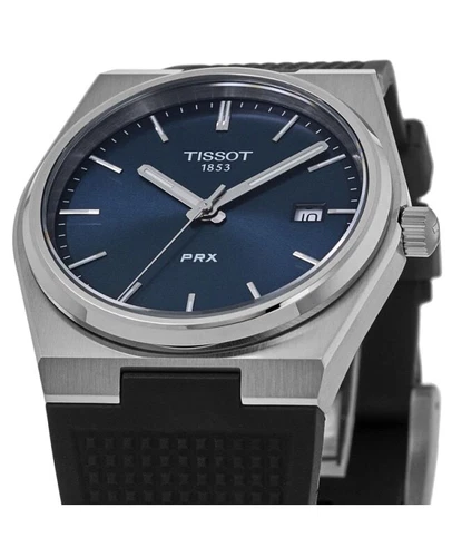 Brand New Tissot PRX Blue Dial Rubber Strap 40MM Men's Watch T137.410.17.041.00 - Picture 2 of 7