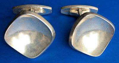 Bent Knudsen Danish Silver Cuff Links 22 Bent Knudsen Danish Silver Cuff Links 22
